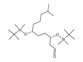(3S,6R)-3,6-bis((tert-butyldimethylsilyl)oxy)-10-methylundecanal Structure
