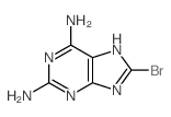 8-bromo-5H-purine-2,6-diamine结构式