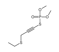 1-dimethoxyphosphorylsulfanyl-3-ethylsulfanylprop-1-yne结构式
