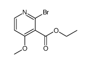 ethyl 2-bromo-4-methoxynicotinate结构式