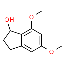 2,3-DIHYDRO-5,7-DIMETHOXY-1H-INDEN-1-OL结构式