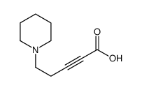 5-(1-Piperidinyl)-2-pentynoic acid结构式