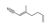 3-methylhepta-2,6-dienenitrile Structure