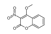 4-methoxy-3-nitrochromen-2-one结构式