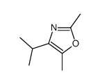 2,5-dimethyl-4-propan-2-yl-1,3-oxazole结构式