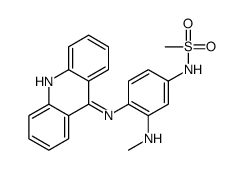 N-[4-(acridin-9-ylamino)-3-(methylamino)phenyl]methanesulfonamide结构式