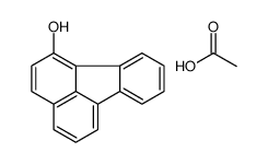 acetic acid,fluoranthen-1-ol结构式