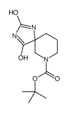 tert-butyl 2,4-dioxo-1,3,9-triazaspiro[4.5]decane-9-carboxylate Structure