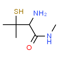 Butanamide,2-amino-3-mercapto-N,3-dimethyl- Structure