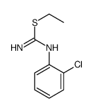ethyl N'-(2-chlorophenyl)carbamimidothioate结构式