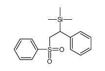 [2-(benzenesulfonyl)-1-phenylethyl]-trimethylsilane结构式