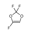 2,2,4-trifluoro-1,3-dioxole Structure