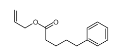 prop-2-enyl 5-phenylpentanoate结构式