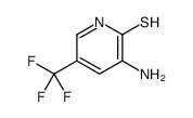 3-amino-5-(trifluoromethyl)-1H-pyridine-2-thione结构式