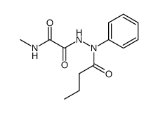 α-butyryl-β-N-methyloxamoylphenylhydrazine Structure