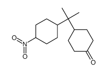 4-[2-(4-nitrocyclohexyl)propan-2-yl]cyclohexan-1-one结构式