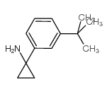 Cyclopropanamine, 1-[3-(1,1-dimethylethyl)phenyl] Structure