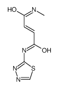 (E)-N-methyl-N'-(1,3,4-thiadiazol-2-yl)but-2-enediamide Structure