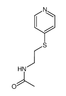 Acetamide, N-[2-(4-pyridylthio)ethyl]- (7CI) Structure