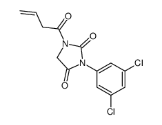 1-but-3-enoyl-3-(3,5-dichlorophenyl)imidazolidine-2,4-dione Structure