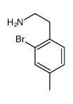 2-(2-bromo-4-methyl-phenyl)ethanamine Structure