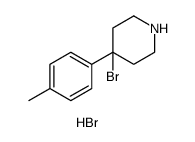 4-BROMO-4-P-TOLYLPIPERIDINE HYDROBROMIDE结构式