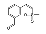 3-(2-methylsulfonylethenyl)benzaldehyde Structure