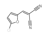 2-[(5-chloro-2-furyl)methylidene]propanedinitrile Structure