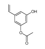 (3-ethenyl-5-hydroxyphenyl) acetate structure