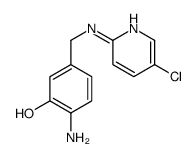 2-amino-5-[[(5-chloropyridin-2-yl)amino]methyl]phenol结构式