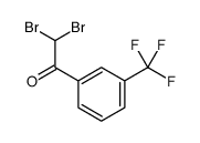 2,2-dibromo-1-[3-(trifluoromethyl)phenyl]ethanone Structure