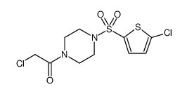 Ethanone, 2-chloro-1-[4-[(5-chloro-2-thienyl)sulfonyl]-1-piperazinyl] picture