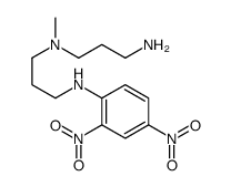 3-(2,4-dinitroanilino)-3'-amino-N-methyldipropylamine结构式