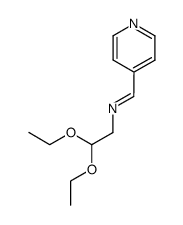 (2,2-diethoxyethyl)pyridin-4-ylmethyleneamine Structure