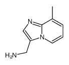 (8-methylimidazo[1,2-a]pyridin-3-yl)methanamine structure