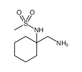 Methanesulfonamide, N-[1-(aminomethyl)cyclohexyl]- Structure