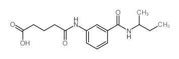 5-{3-[(sec-Butylamino)carbonyl]anilino}-5-oxopentanoic acid Structure