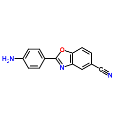 2-(4-Aminophenyl)-1,3-benzoxazole-5-carbonitrile结构式