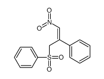 [3-(benzenesulfonyl)-1-nitroprop-1-en-2-yl]benzene Structure