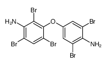 Benzenamine, 3-(4-amino-3,5-dibromophenoxy)-2,4,6-tribromo结构式