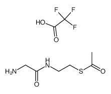 N-glycyl-S-acetylcysteamine trifluoroacetate结构式
