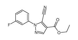 ETHYL5-CYANO-1-(3-FLUOROPHENYL)-1H-PYRAZOLE-4-CARBOXYLATE picture