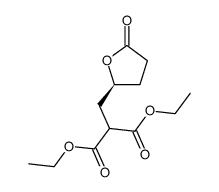 S-(-)-dietilester dell'acido γ-butirrolatton-γ-metilenmalonico Structure