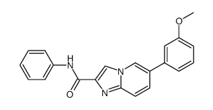 6-(3-Methoxyphenyl)-N-phenylimidazo[1,2-a]pyridine-2-carboxamide Structure