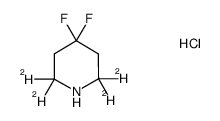 4,4-difluoro-2,2,6,6-tetradeuteropiperidine hydrochloride Structure