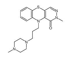 3-Methyl-10-[3-(4-methyl-piperazin-1-yl)-propyl]-3,10-dihydro-9-thia-2,3,10-triaza-anthracen-4-one Structure