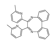 (5Z,7Z)-6,7-Bis-(6-methyl-pyridin-2-yl)-dibenzo[e,g][1,4]diazocine Structure