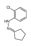 N-(2-Chloro-phenyl)-N'-cyclopentylidene-hydrazine Structure