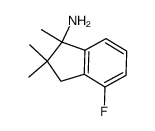 4-fluoro-1,2,2-trimethylindan-1-amine Structure