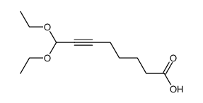 1.1-Diaethoxy-octin-(2)-saeure-(8) Structure